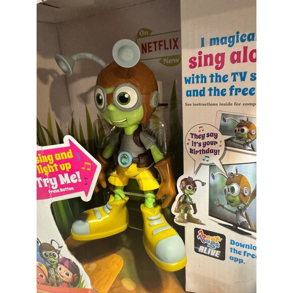 Beat Bugs Singing Crick Toy Light-Up Feature Beatles Inspired Interactive New - Picture 2 of 14